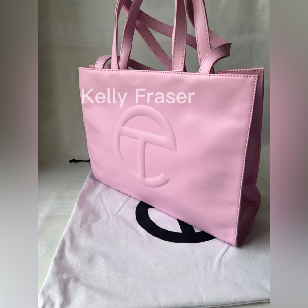 Telfar Medium Bubblegum Shopping Bag - Picture 4 of 10